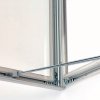 Infobox med magnet, 9 x A4, D27 mm, alu/s&oslash;lv #5