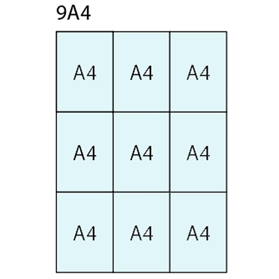 Infobox med magnet, 9 x A4, D27 mm, alu/s&oslash;lv
