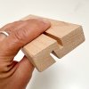 WOOD Block menuholder i akryl A6, lodret/vinklet #4